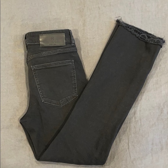 Massimo Dutti cropped kick flare jeans - Picture 2 of 3